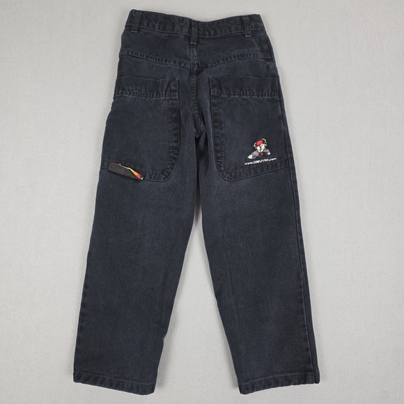 Jynx Other - Vintage JYNX Jeans Youth Boys 7-8 Black 20x24 Wide Leg Baggy Skater Y2K 90's USA